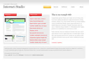 Preview internet studio - FREE HTML CSS JavaScript Template