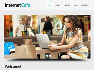 Preview internetcafe - FREE HTML CSS JavaScript Template