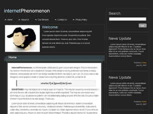 Preview internetphenomenon - FREE HTML CSS JavaScript Template