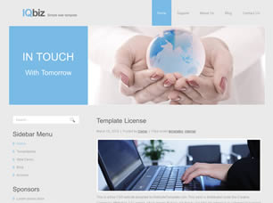 Preview iqbiz - FREE HTML CSS JavaScript Template