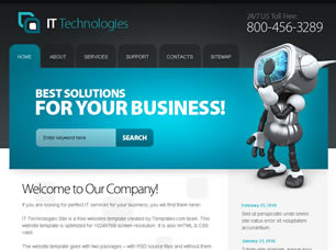 Preview it technologies - FREE HTML CSS JavaScript Template