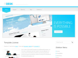 Preview itdesk - FREE HTML CSS JavaScript Template