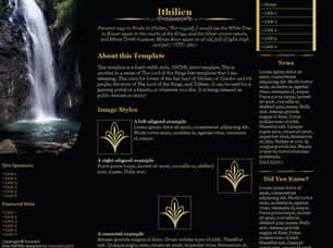 Preview ithilien - FREE HTML CSS JavaScript Template