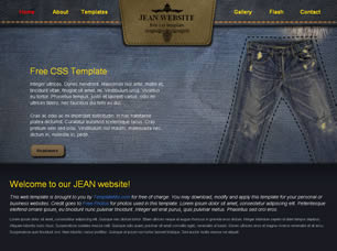 Preview jean - FREE HTML CSS JavaScript Template