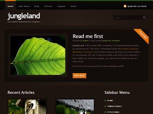 Preview jungleland 1 0 - FREE HTML CSS JavaScript Template