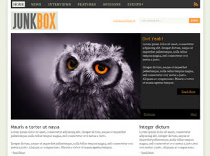 Preview junkbox - FREE HTML CSS JavaScript Template