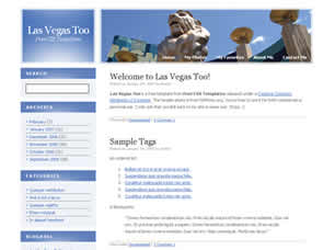 Preview las vegas too - FREE HTML CSS JavaScript Template