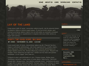 Preview lay of the land - FREE HTML CSS JavaScript Template