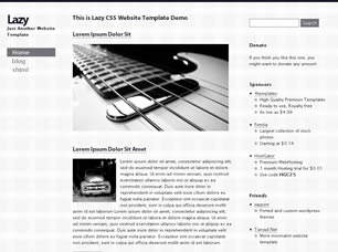 Preview lazy - FREE HTML CSS JavaScript Template