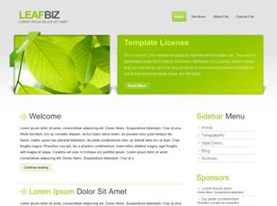 Preview leafbiz - FREE HTML CSS JavaScript Template