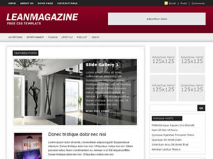 Preview leanmagazine - FREE HTML CSS JavaScript Template