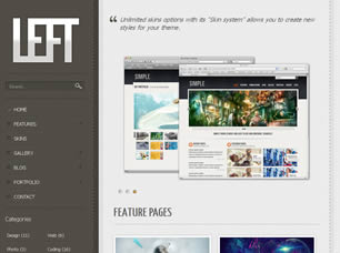 Preview left - FREE HTML CSS JavaScript Template