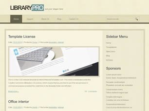 Preview librarypro - FREE HTML CSS JavaScript Template