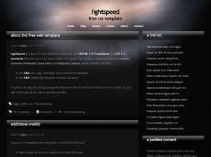 Preview lightspeed - FREE HTML CSS JavaScript Template