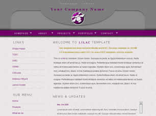 Preview lilac - FREE HTML CSS JavaScript Template