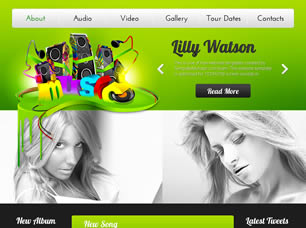 Preview lilly watson - FREE HTML CSS JavaScript Template