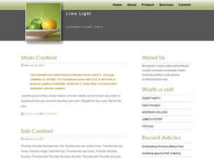 Preview lime light - FREE HTML CSS JavaScript Template