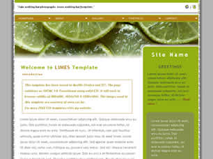 Preview limes - FREE HTML CSS JavaScript Template