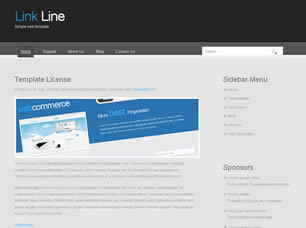 Preview link line - FREE HTML CSS JavaScript Template