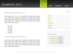 Preview loadfoo v2 - FREE HTML CSS JavaScript Template