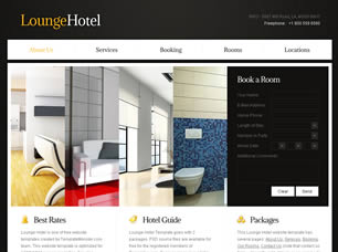 Preview loungehotel - FREE HTML CSS JavaScript Template