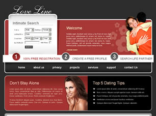 Preview love line - FREE HTML CSS JavaScript Template