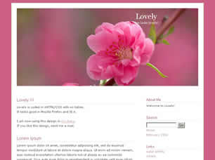 Preview lovely - FREE HTML CSS JavaScript Template