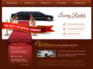 Preview luxury car rental - FREE HTML CSS JavaScript Template