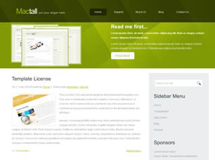 Preview mactall - FREE HTML CSS JavaScript Template