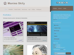 Preview manies skily - FREE HTML CSS JavaScript Template