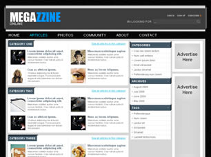 Preview megazzine - FREE HTML CSS JavaScript Template