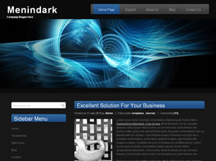 Preview menindark - FREE HTML CSS JavaScript Template