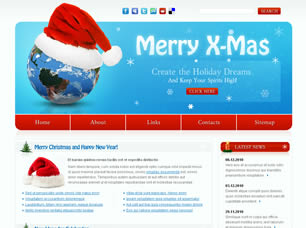 Preview merry xmas - FREE HTML CSS JavaScript Template