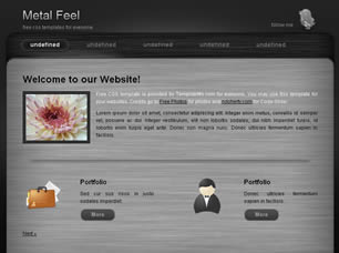 Preview metal feel - FREE HTML CSS JavaScript Template