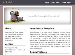 Preview mike03 - FREE HTML CSS JavaScript Template