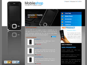 Preview mobileshop - FREE HTML CSS JavaScript Template