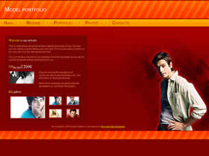 Preview model portfolio - FREE HTML CSS JavaScript Template