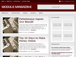 Preview modulemag - FREE HTML CSS JavaScript Template