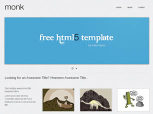 Preview monk - FREE HTML CSS JavaScript Template