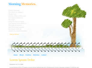 Preview morning memories - FREE HTML CSS JavaScript Template