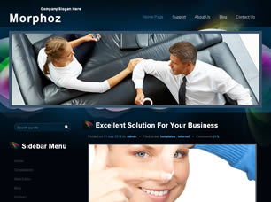 Preview morphoz - FREE HTML CSS JavaScript Template