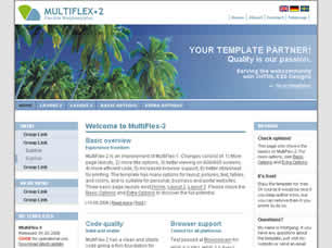 Preview multiflex 2 - FREE HTML CSS JavaScript Template