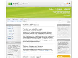 Preview multiflex 3 - FREE HTML CSS JavaScript Template
