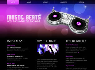 Preview music beats - FREE HTML CSS JavaScript Template