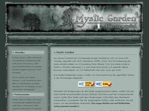 Preview mystic garden - FREE HTML CSS JavaScript Template