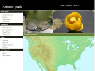 Preview national park - FREE HTML CSS JavaScript Template