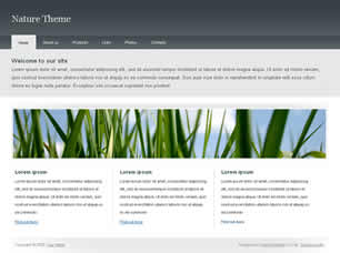 Preview nature theme - FREE HTML CSS JavaScript Template