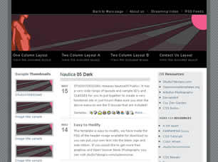 Preview nautica 05 dark - FREE HTML CSS JavaScript Template