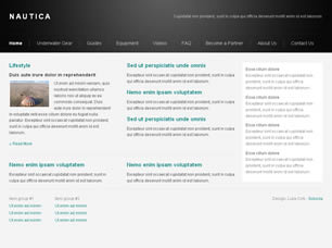 Preview nautica - FREE HTML CSS JavaScript Template