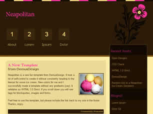 Preview neapolitan - FREE HTML CSS JavaScript Template